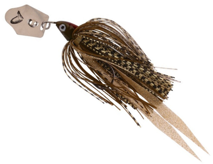 Тейл-спиннер Savage Gear L 16см 18гр motor oil gold silver - фото 1