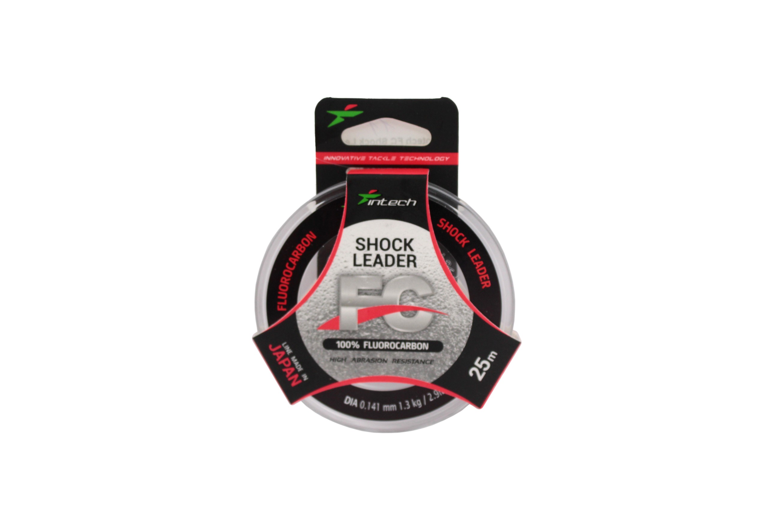 Леска Intech FC Shock Leader 25м 0.141мм 1,3кг 2.9lb - фото 1