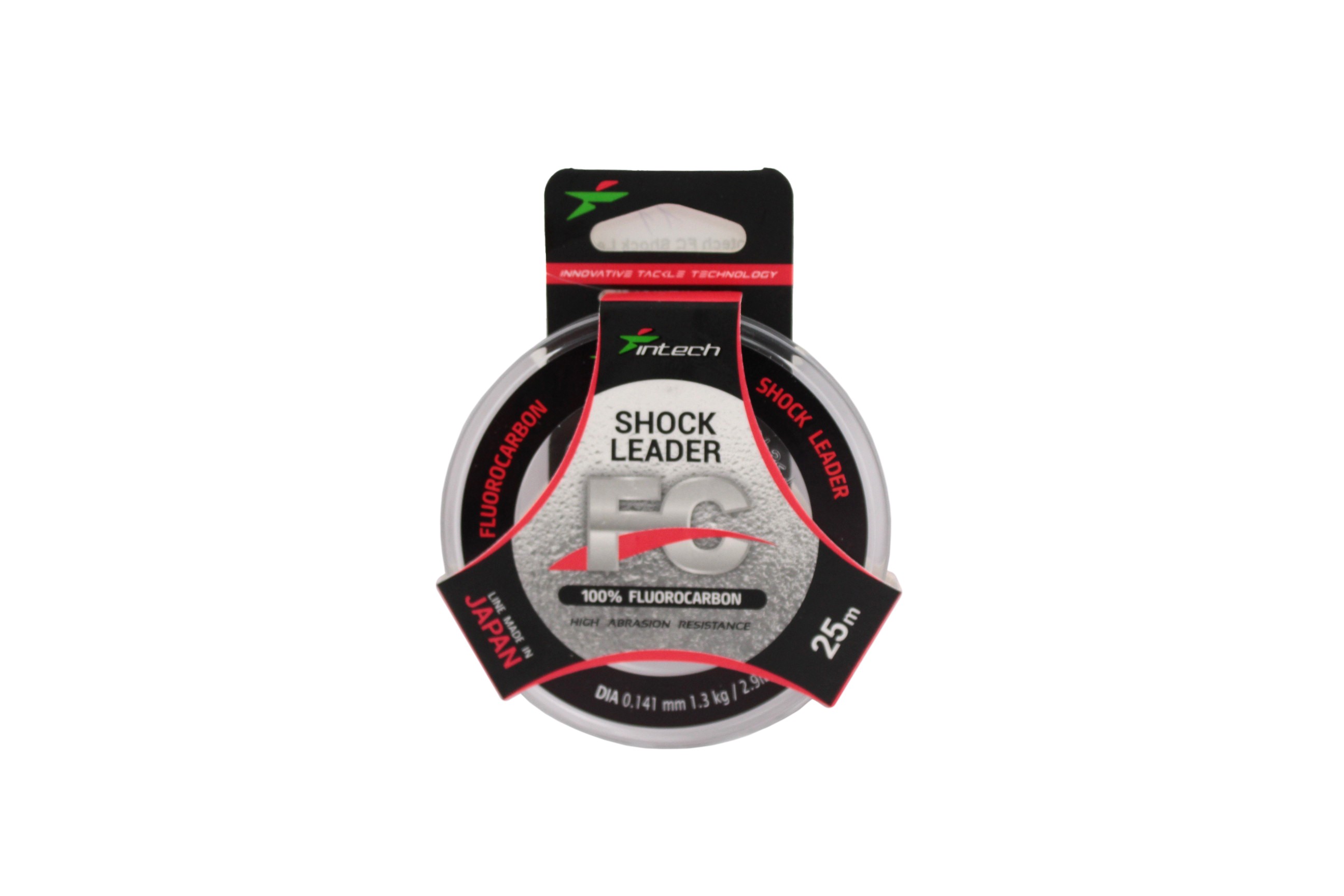 Леска Intech FC Shock Leader 25м 0.141мм 1,3кг 2.9lb - фото 1