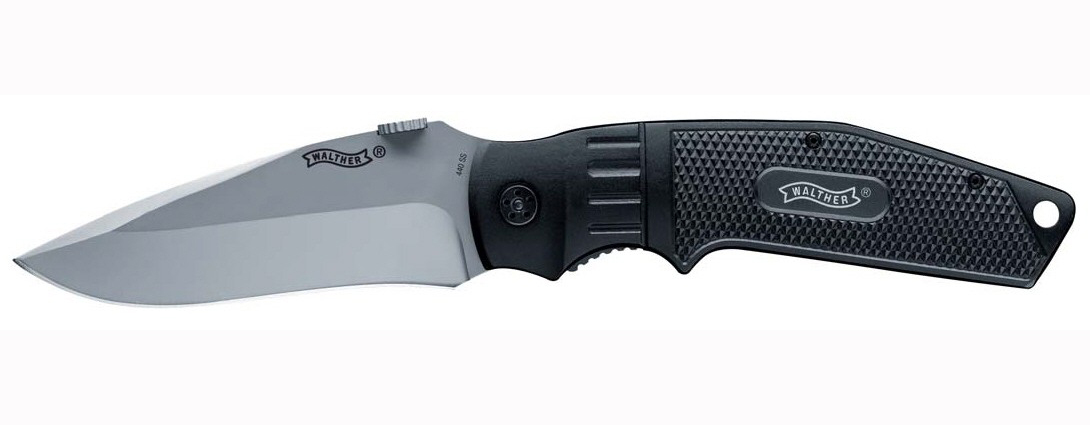 Нож Umarex Walther Silver Tac складной сталь 440А - фото 1