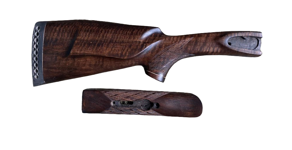 Приклад+цевье Левша ТОЗ-БМ Монте-Карло люкс левша орех - фото 1