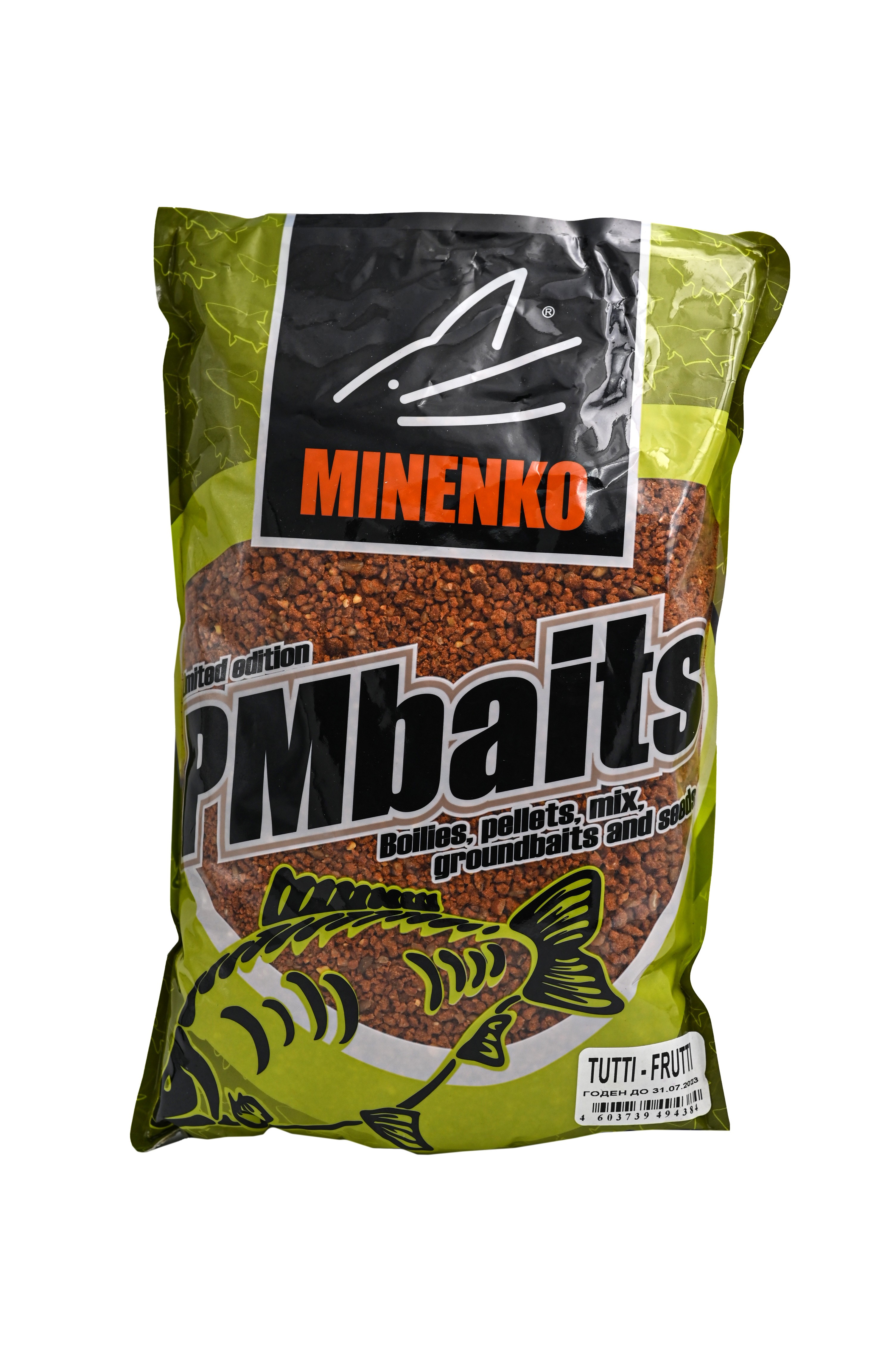 Прикормка MINENKO PMbaits Groundbaits 1кг tutti-frutti - фото 1