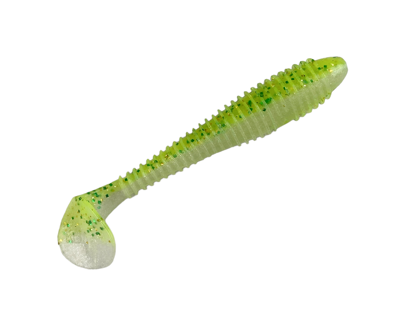 Приманка Keitech виброхвост Swing impact fat 3,8" Pal 02 Lime chart shad - фото 1