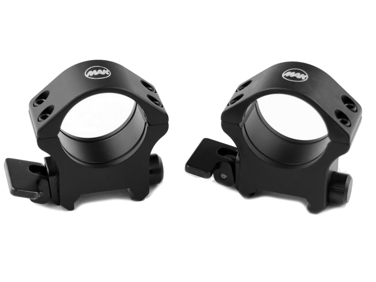 Быстросъемные кольца MAKuick 3 на Picatinny 30мм, BH19мм (5263-3019) - фото 1