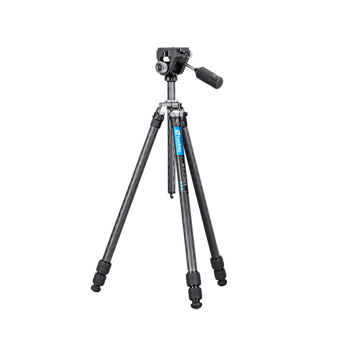 Штатив трипод Leofoto LO-223CS+ SW-02 с центральной колонной Carbon - фото 1