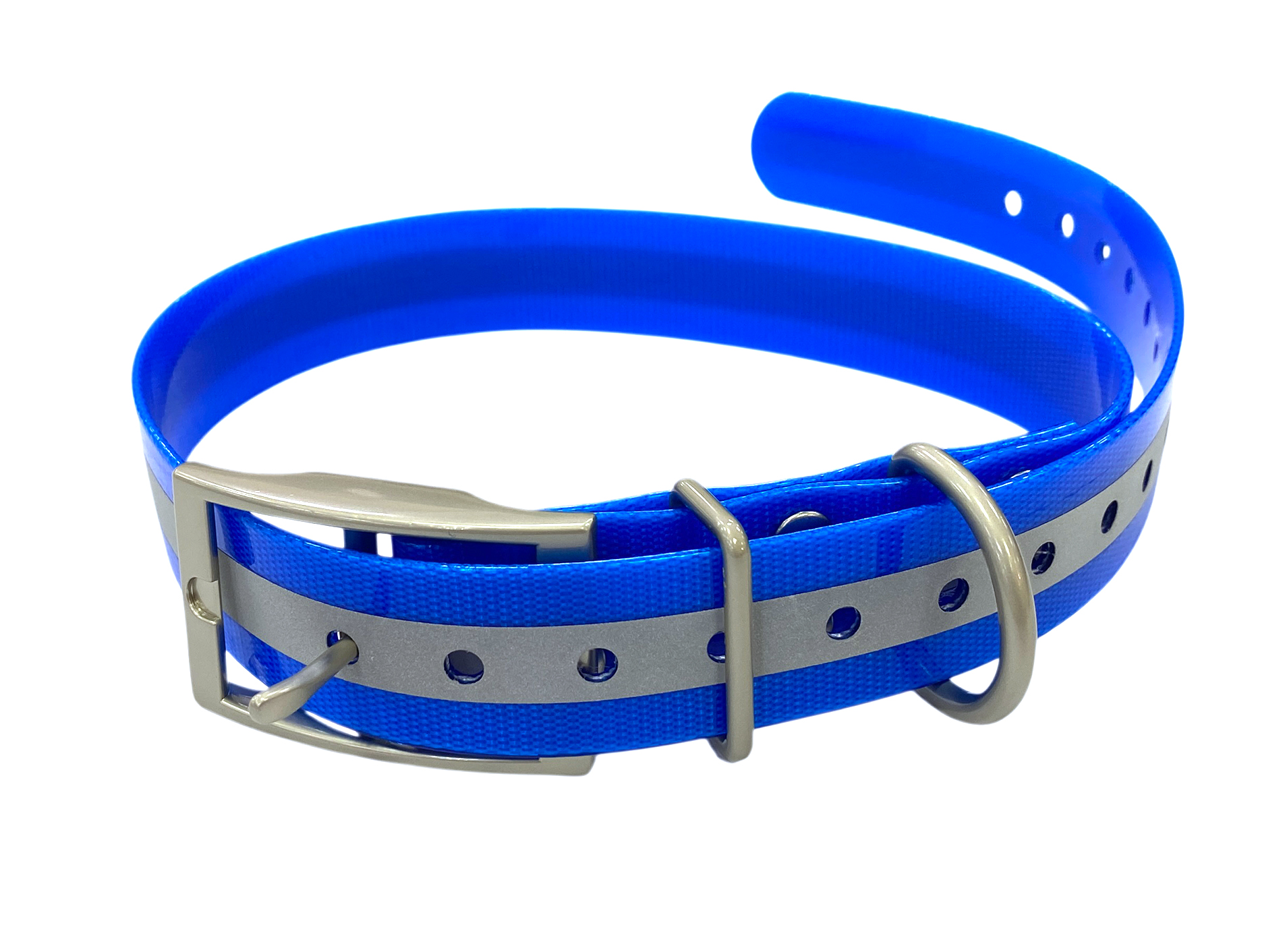 Шлейка Artelv Collar GPS для ошейника светоотражающая голубой - фото 1