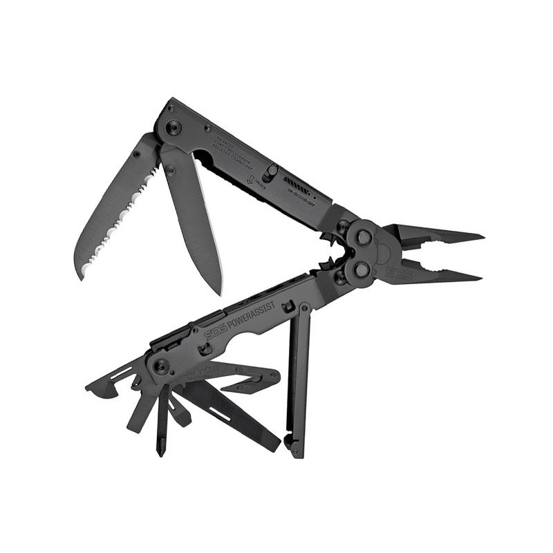Мультитул SOG PowerAssist чёрный - фото 1