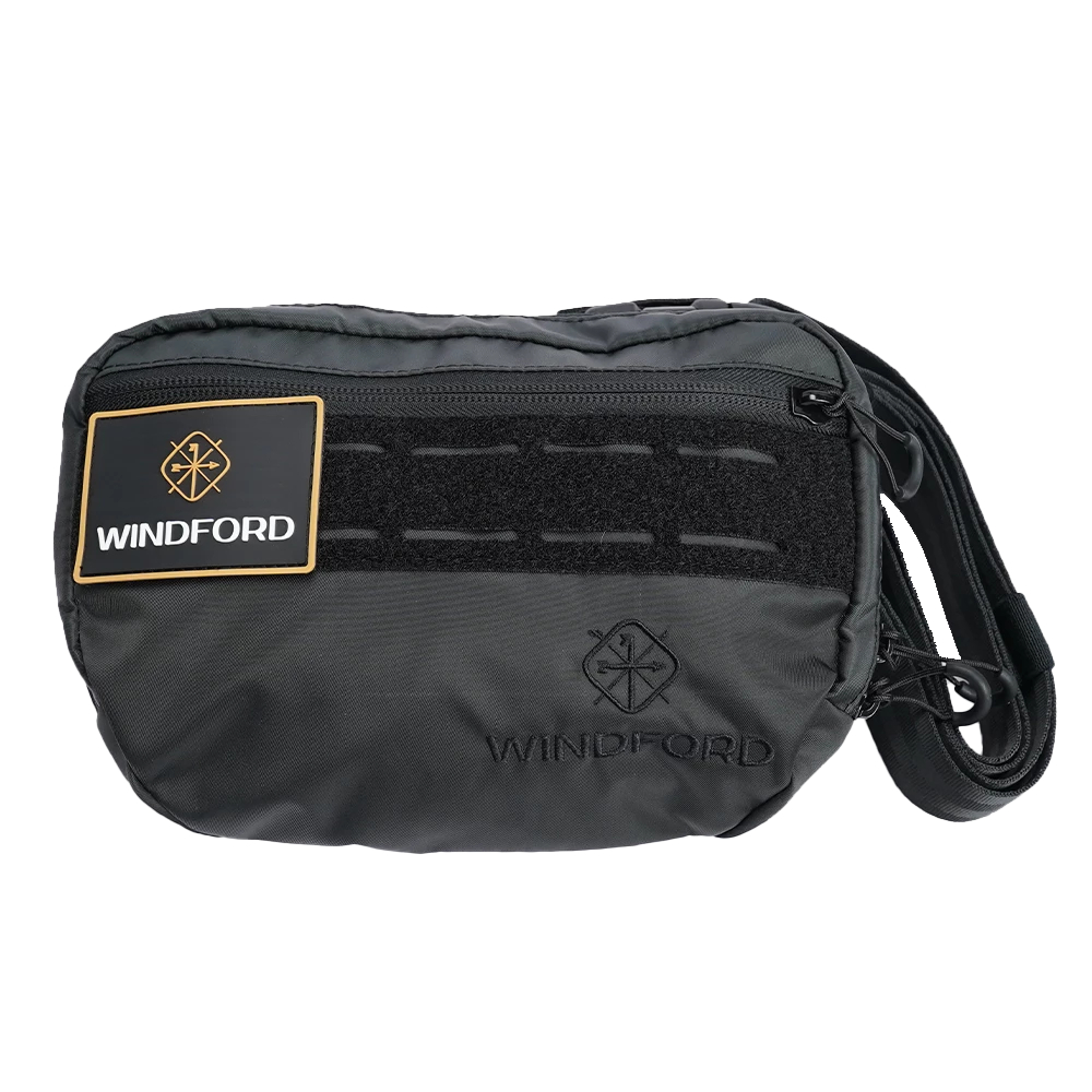 Сумка поясная Windford Nomad серая - фото 1