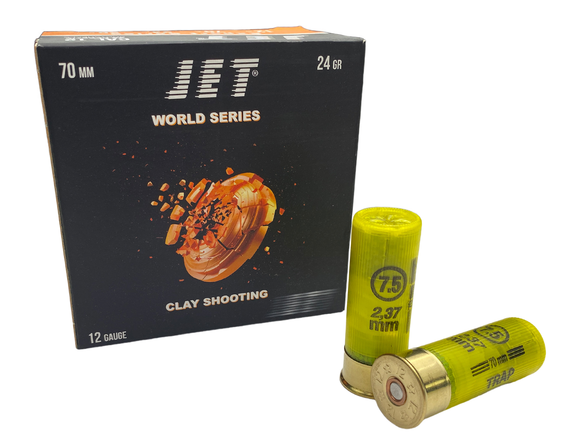 МП Патрон 12х70 Jet Trap №7,5 24гр 1/25 - фото 1