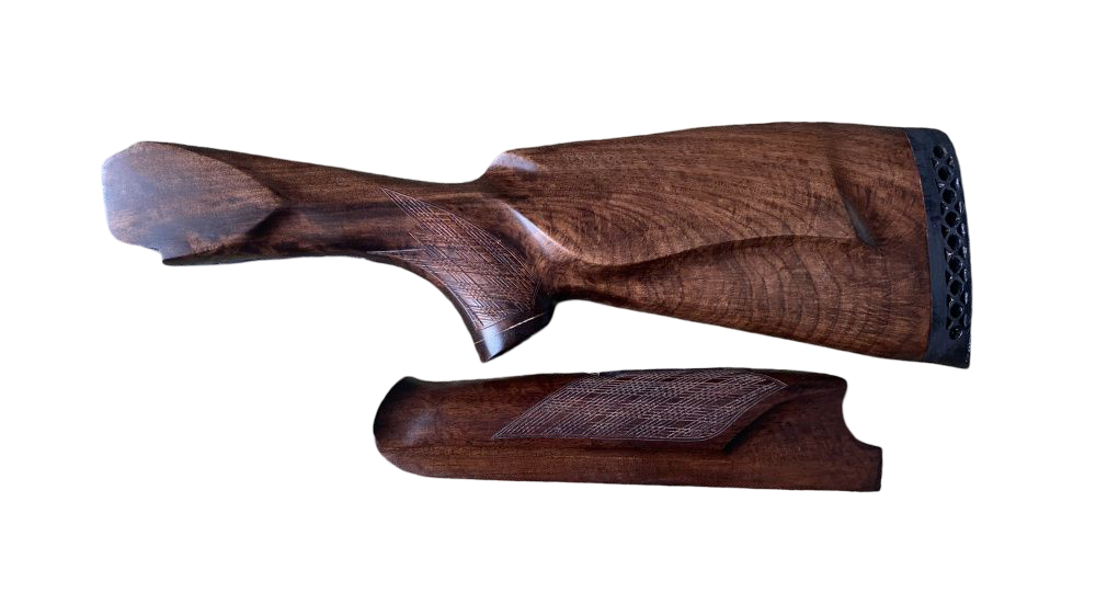 Приклад+цевье Левша ИЖ-12 Монте-Карло орех 16к - фото 1