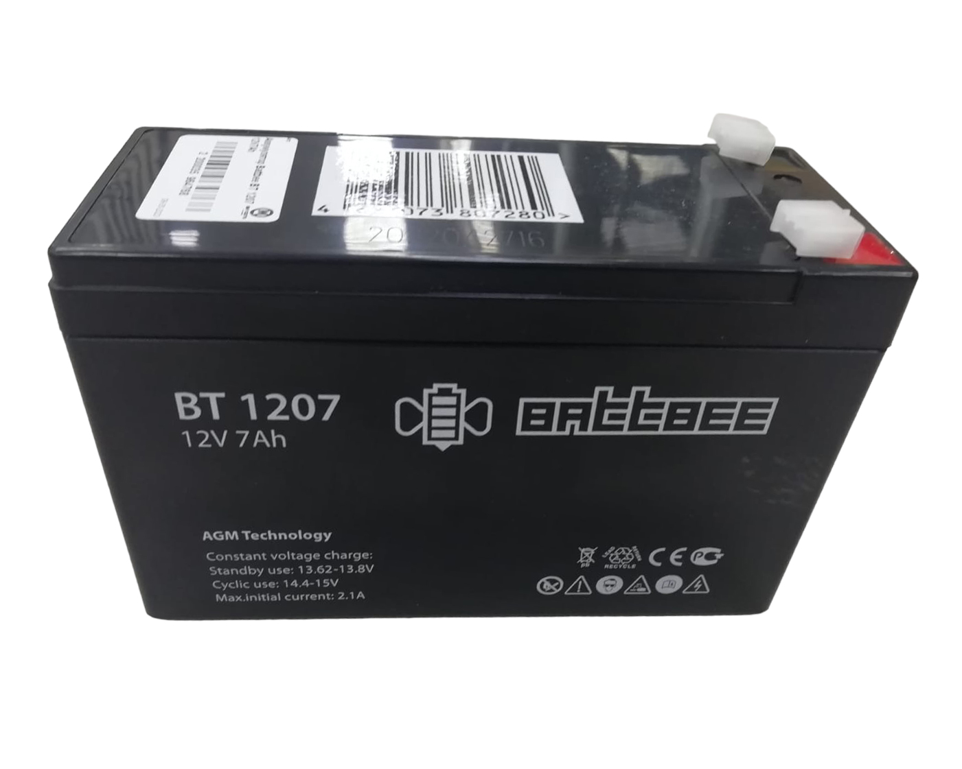 Аккумулятор Battbee BT 1207 12V7Ah - фото 1