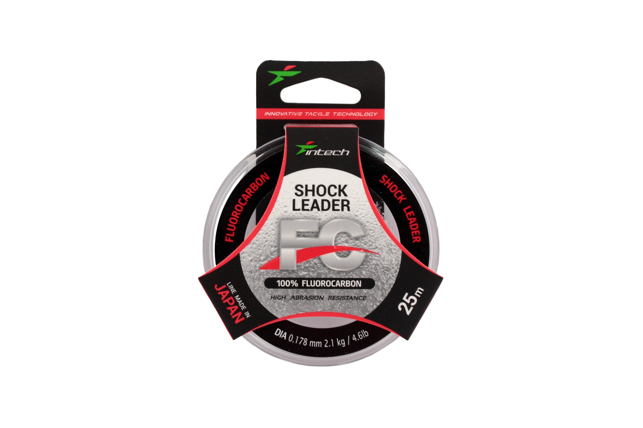 Леска Intech FC Shock Leader 25м 0.178мм 2,1кг 4.6lb - фото 1