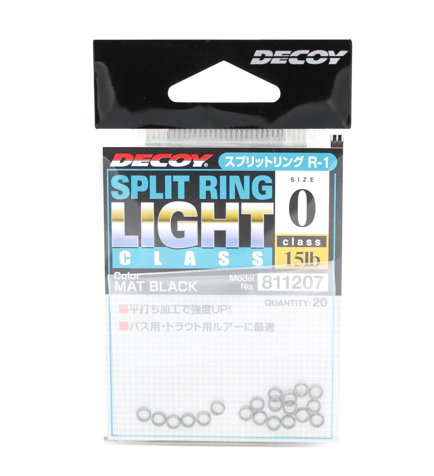 МП Заводное кольцо Decoy Split Ring black №0 - фото 1