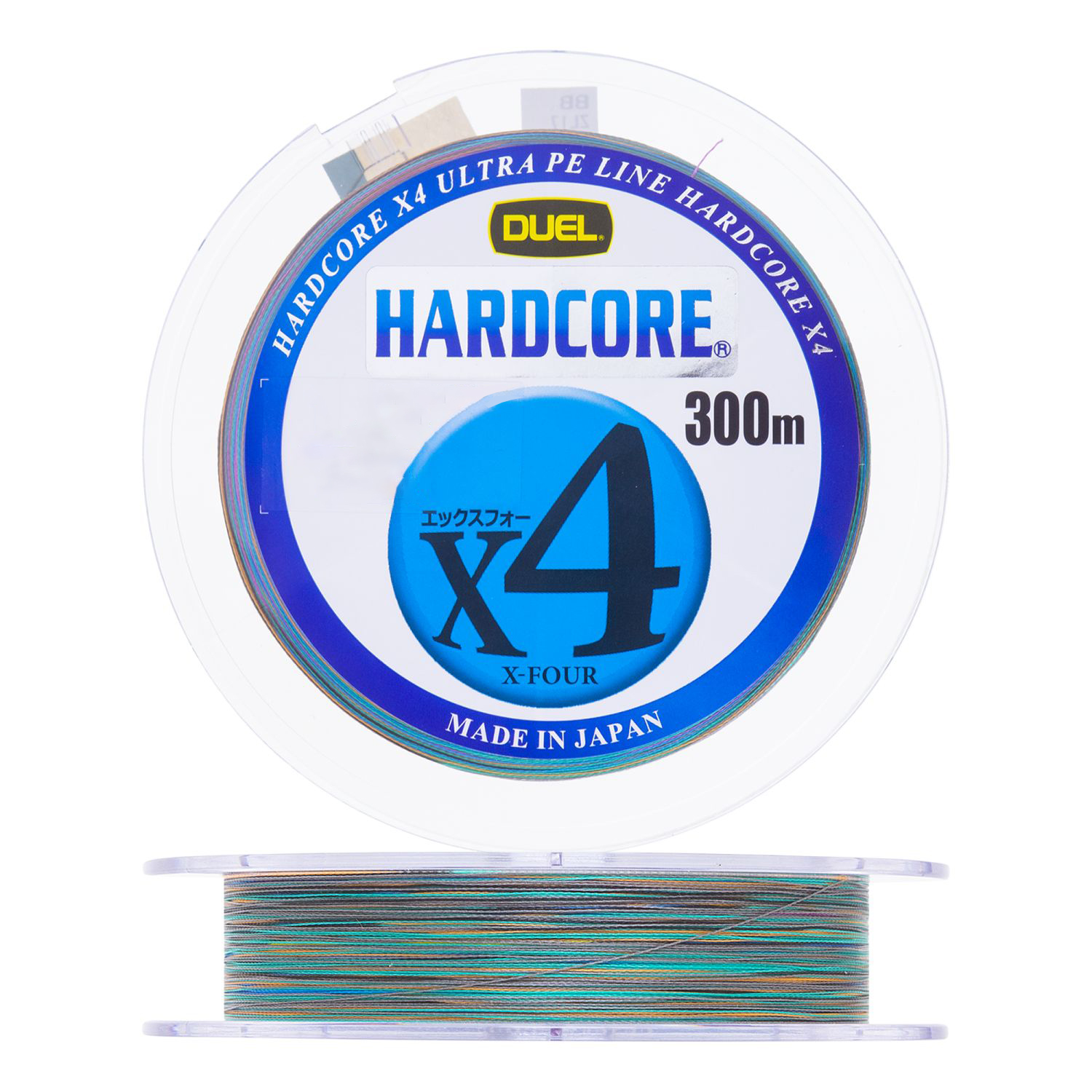 Шнур Yo-Zuri Duel PE Hardcore X4 300м 5Color-Yellow marking 1,5 0,209мм 10,0 - фото 1