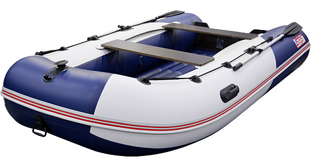 Лодка Хантер STELS 355 Aero НДНД new сине-белый - фото 1