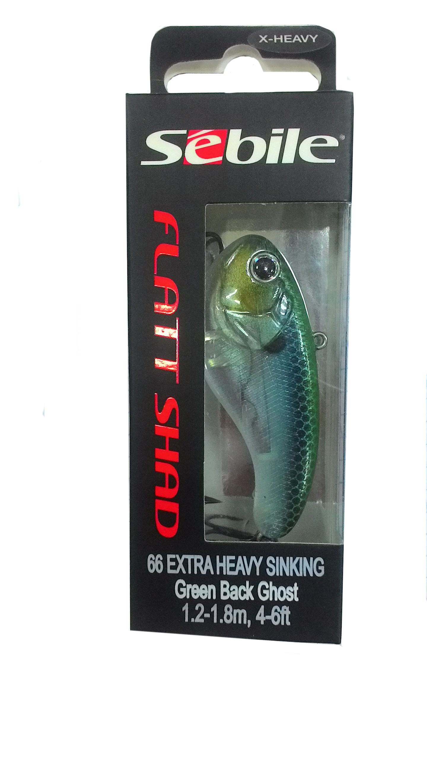 Воблер Sebile Flat shad 66SXH GBGH - фото 1