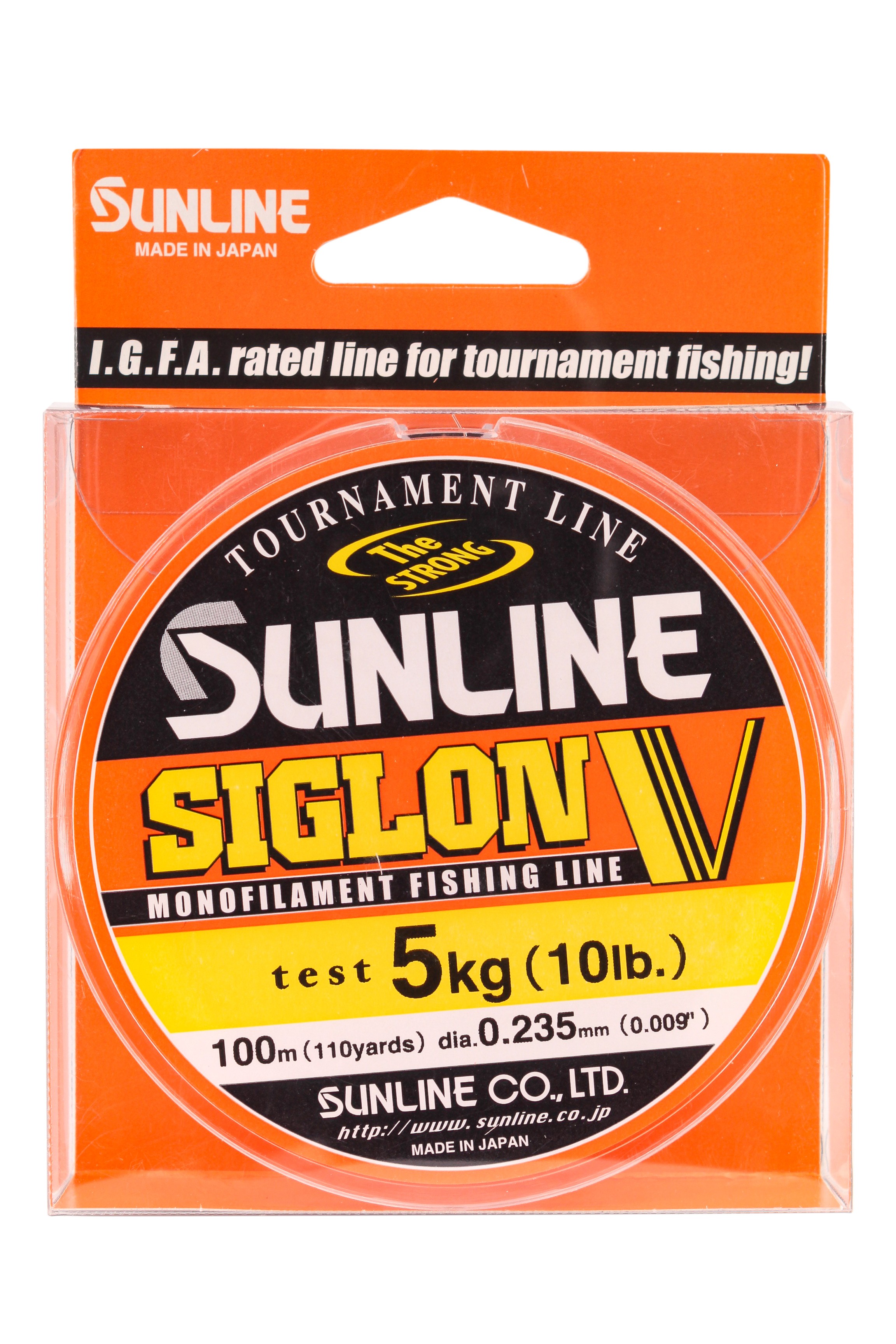 Леска Sunline Siglon V clear 100м 0,235мм 5кг - фото 1