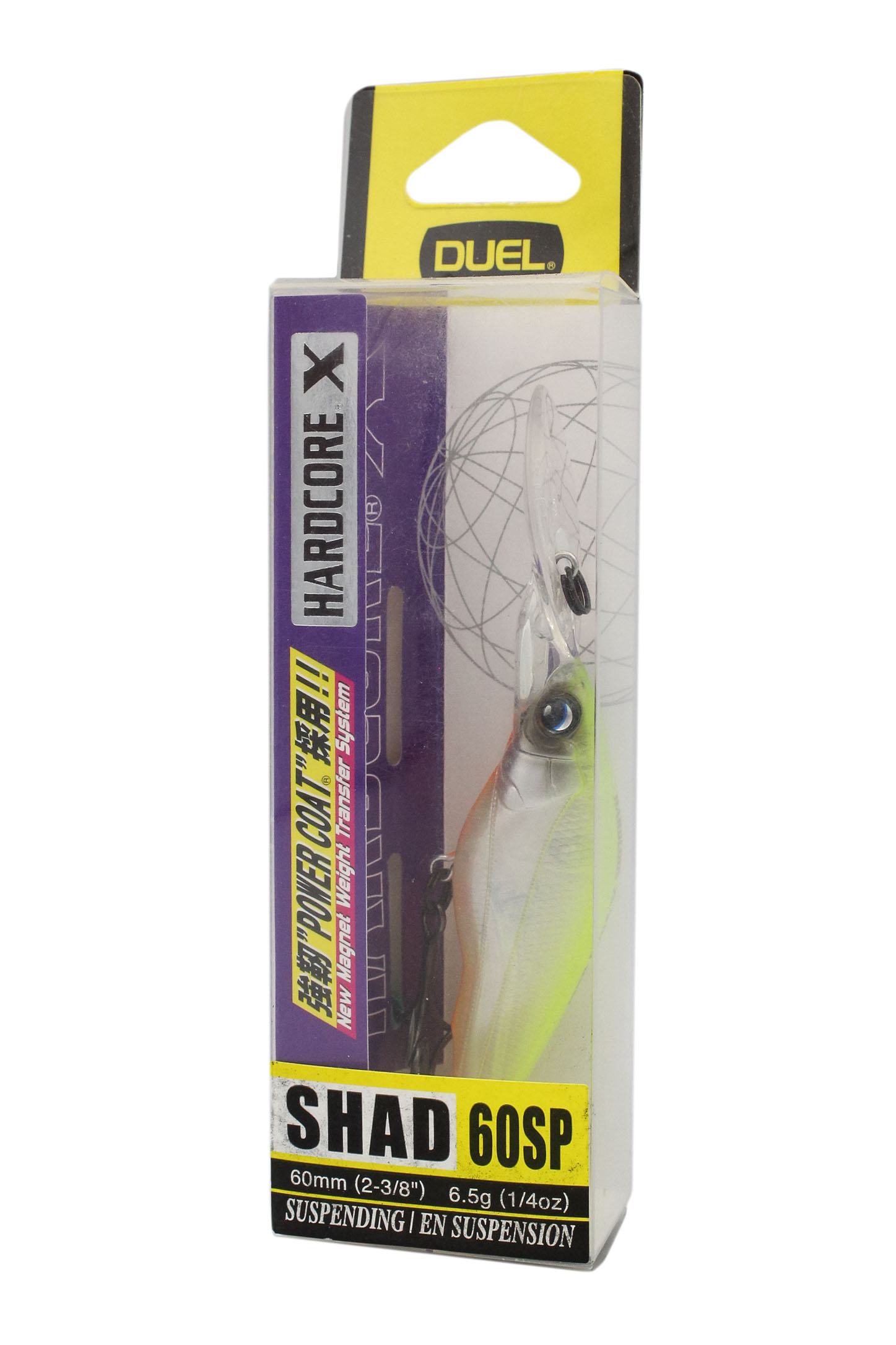Воблер Yo-Zuri Duel hardcore X shad 60SP F1107-GPCL