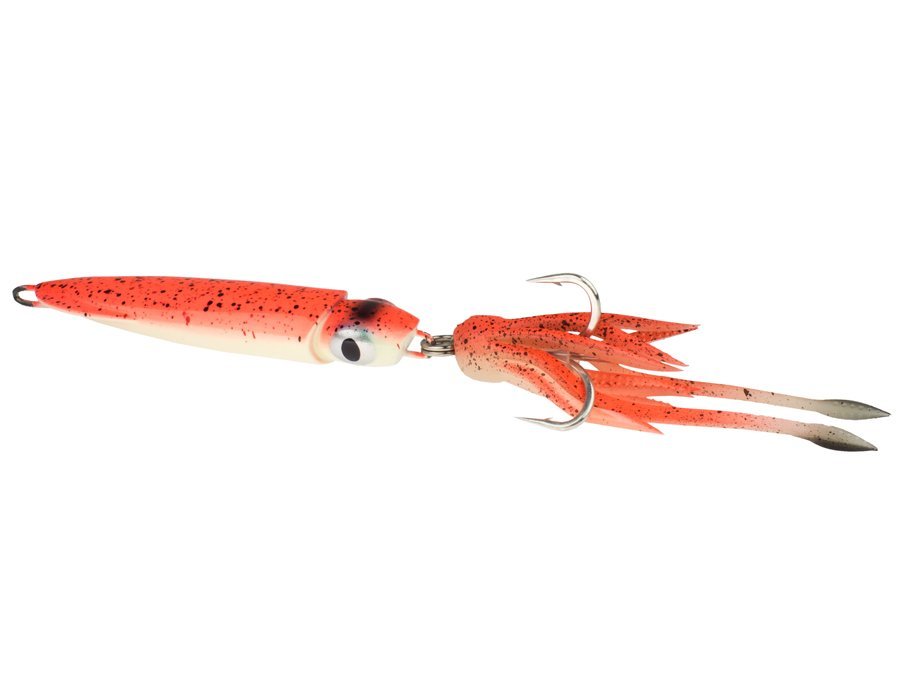 Приманка Savage Gear 3D Swim Squid Jig 300гр Red - фото 1