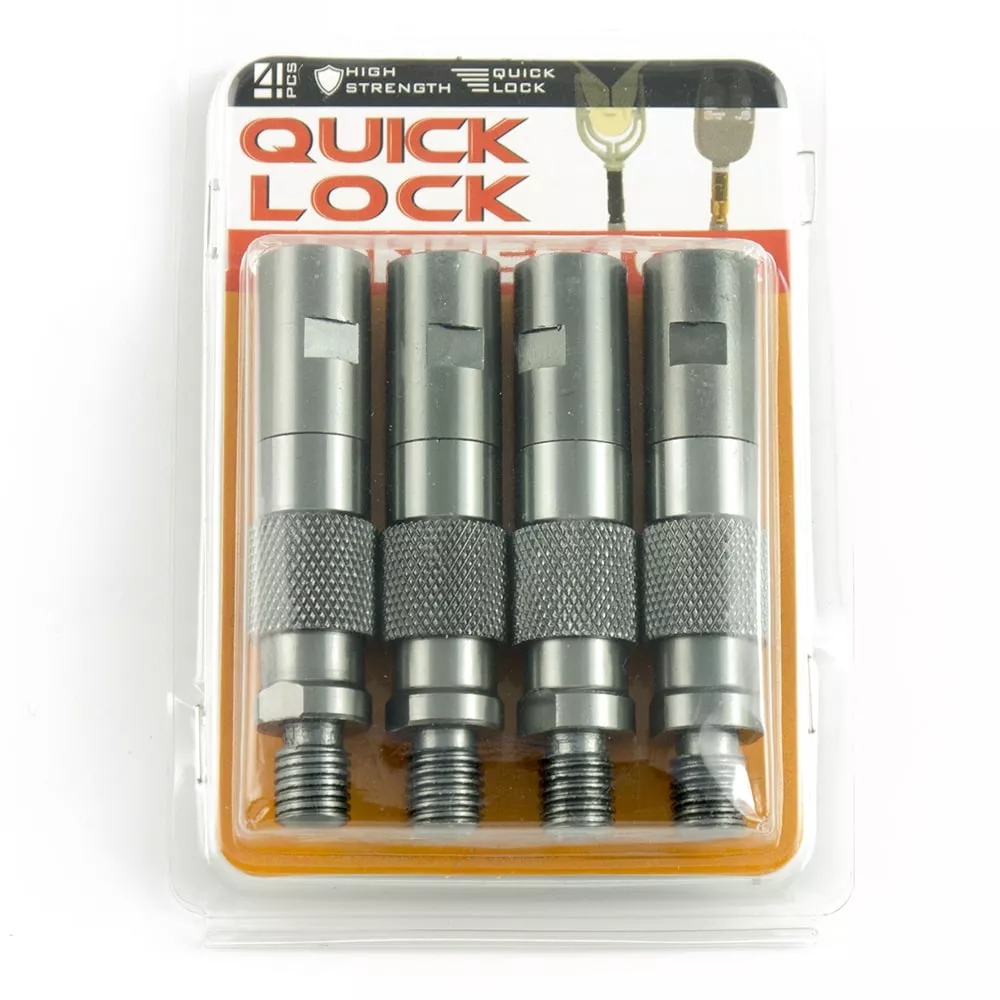 Быстросъёмник Caiman black nickel уп.4 шт - фото 1