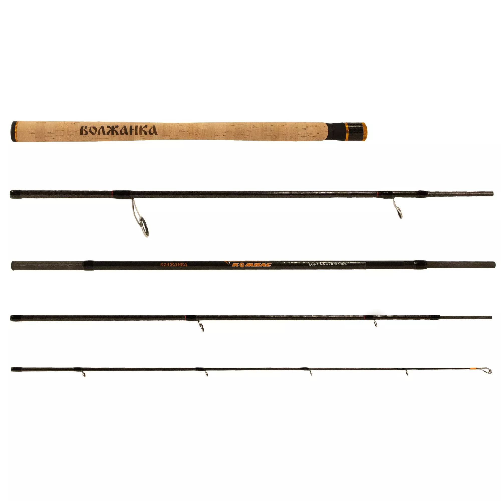 Спиннинг Волжанка Компас 9-35гр 2,44м 5сек - фото 1