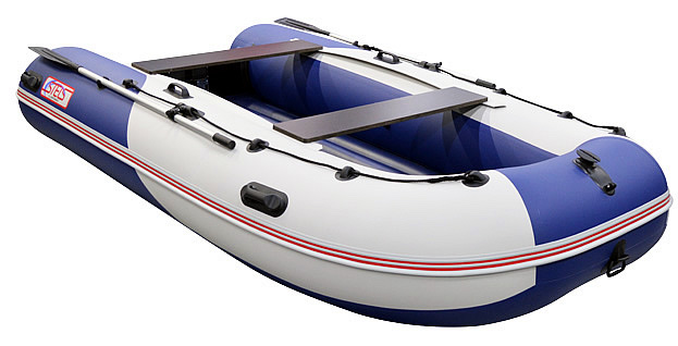 Лодка Хантер STELS 375 Aero НДНД new сине-белый - фото 1