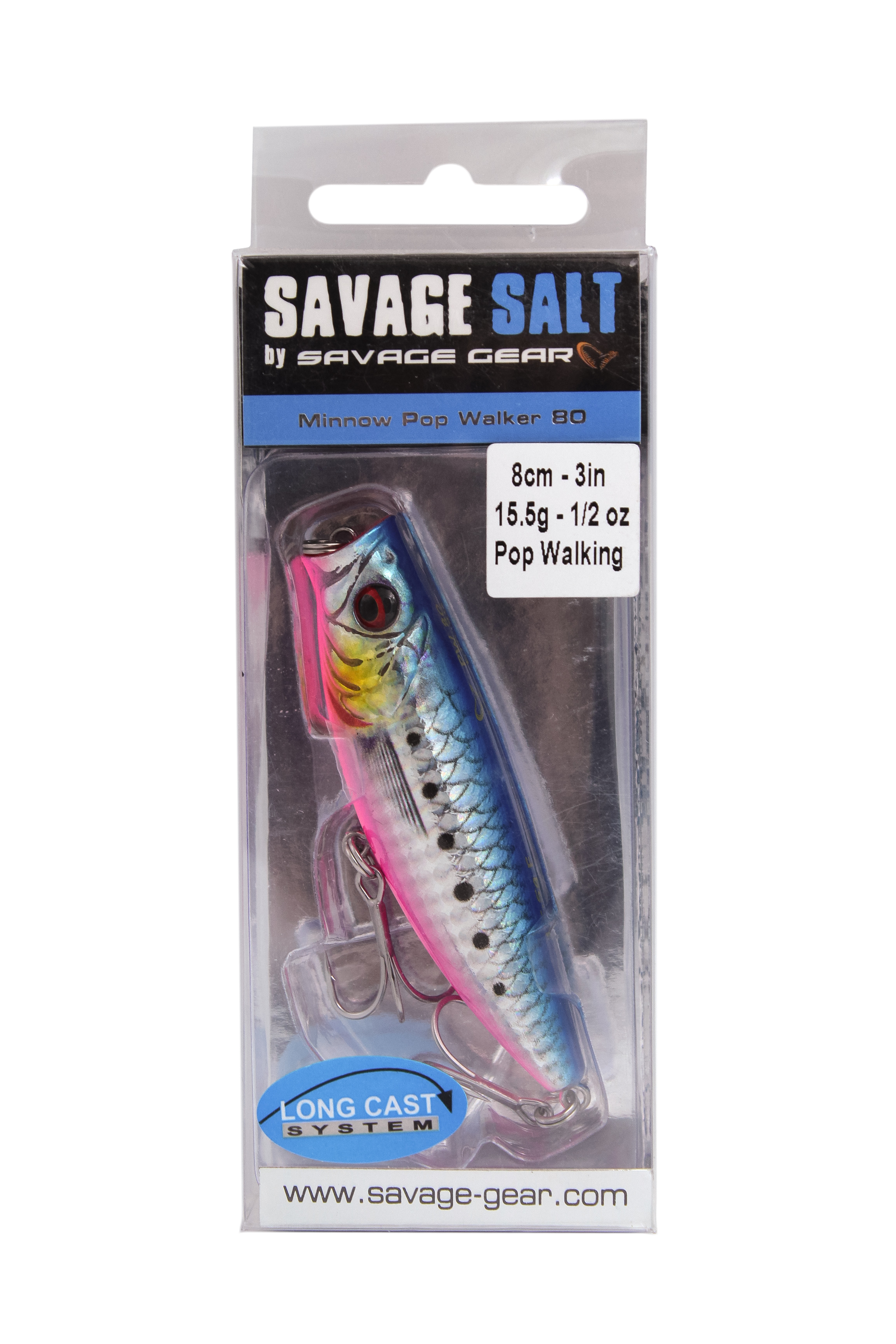 Воблер Savage Gear 3D minnow pop walker 8см 15,5гр  F pink belly sardine - фото 1