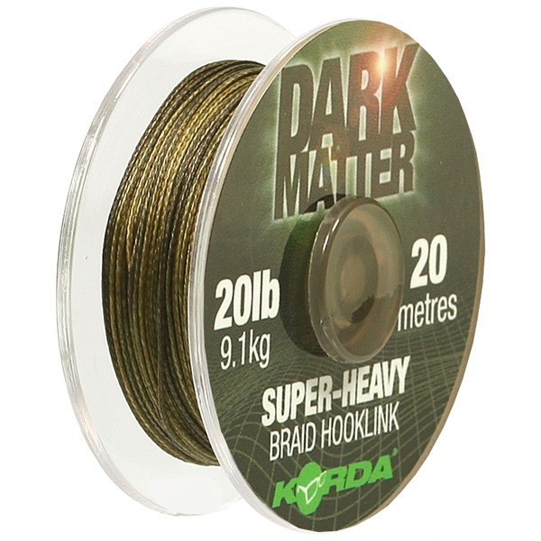 Поводочный материал Korda Dark matter braid 20м 15lb - фото 1