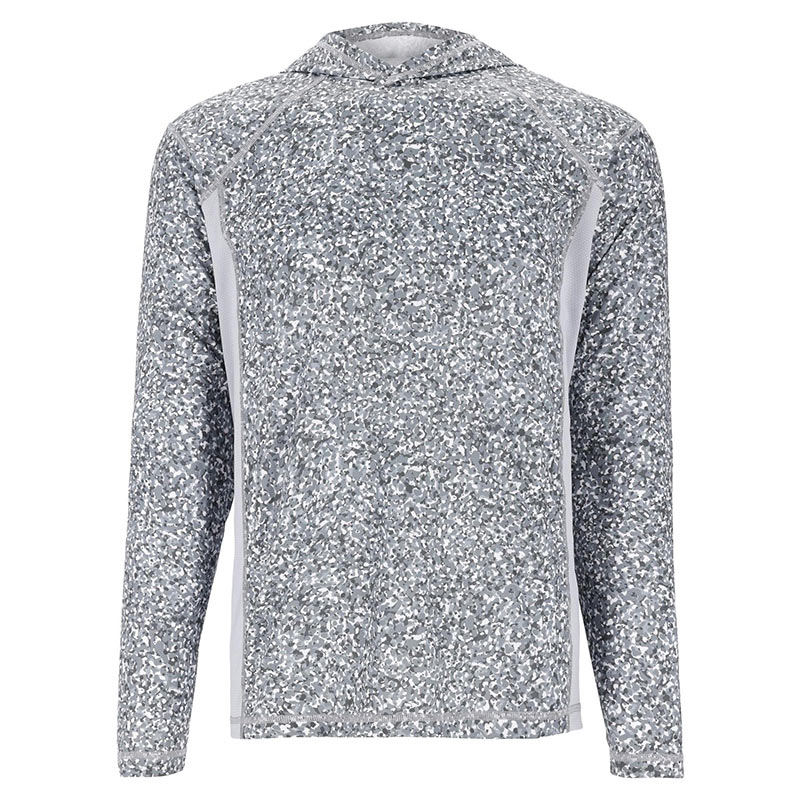 Футболка Simms Challenger Solar Hoody Pebble Steel  - фото 1