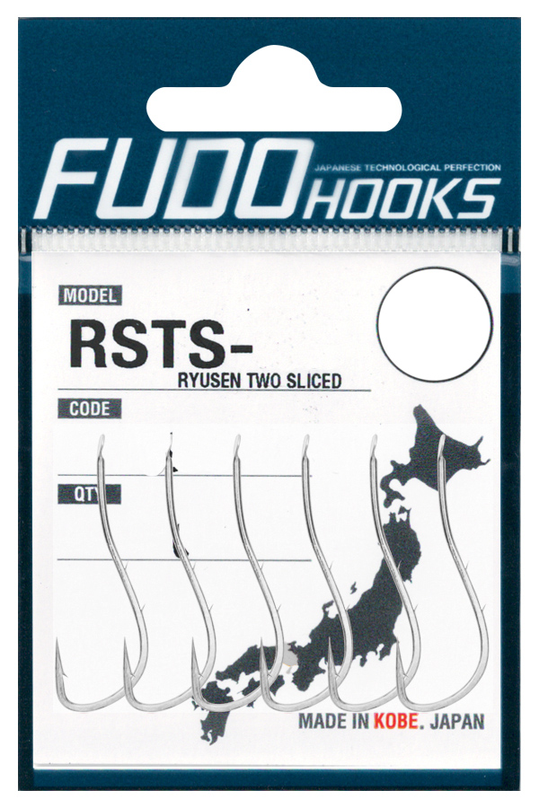 Крючки Fudo Ryusen Two Sliced RSTS-NK 2900 NK №12  - фото 1