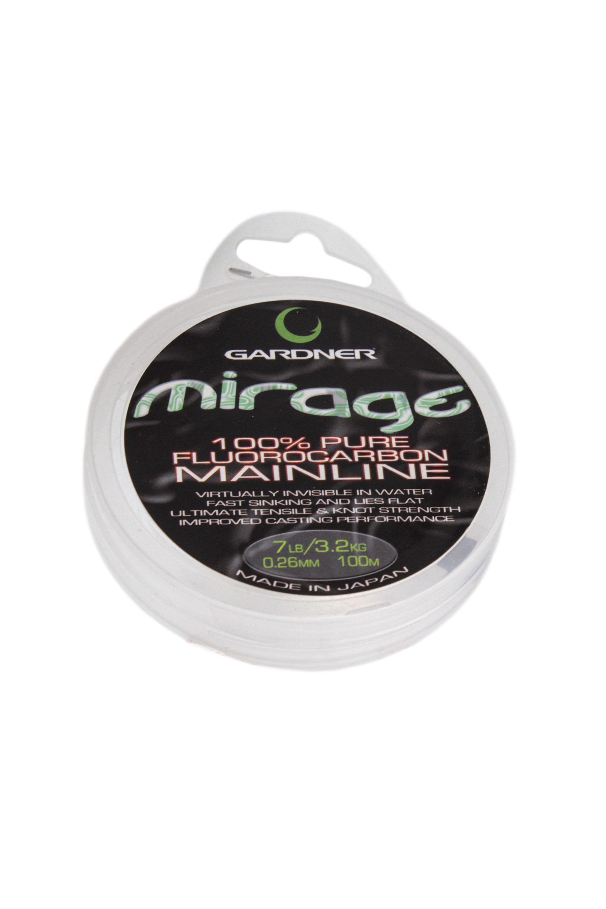 Леска Gardner Mirage fluorocarbon mainline 100 м 7lb  0.26мм - фото 1