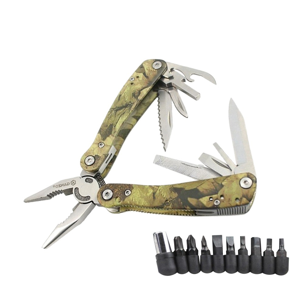 Мультитул Ganzo G2016-P 21 в 1 милитари - фото 1