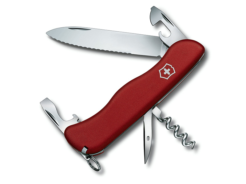Нож Victorinox Picknicker серрейторная заточка красный - фото 1