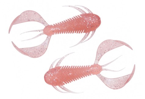 Приманка Megabass Rock Hog 2" clear pink holo - фото 1