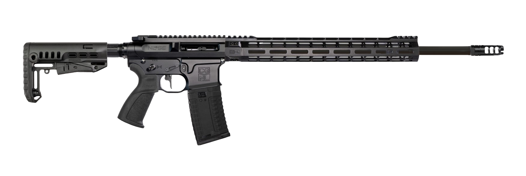 Карабин Adar 223 Rem NL15SE Carbon 20 Rifle 1/2-28 AR15/STANAG Tactic V2 - фото 1