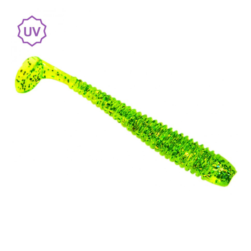 Приманка ESOX Swinky 2" 53мм цв.FK015 Electric Chartreuse уп.10шт - фото 1