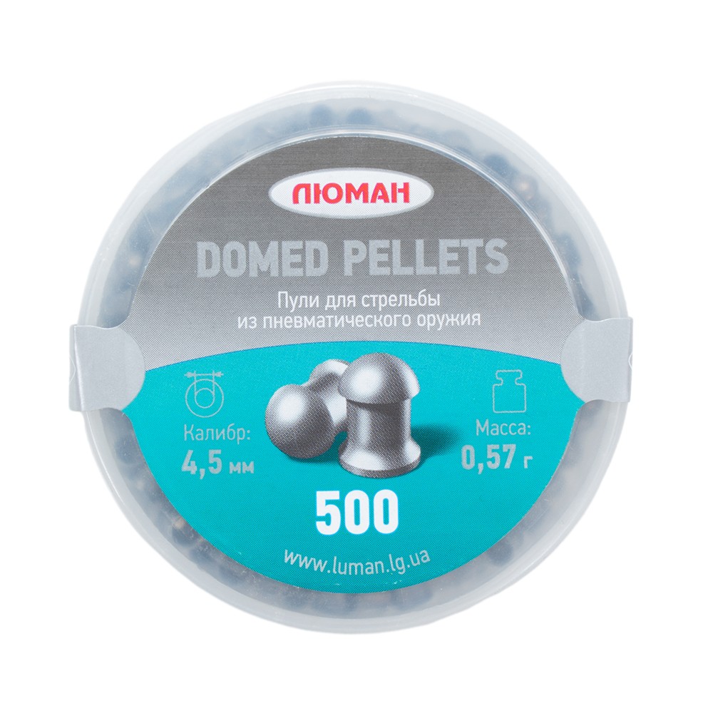 МП Пуля пневм. "Domed pellets", 0,57 г. 4,5 мм. (500 шт.) (36 в упаковке) - фото 1
