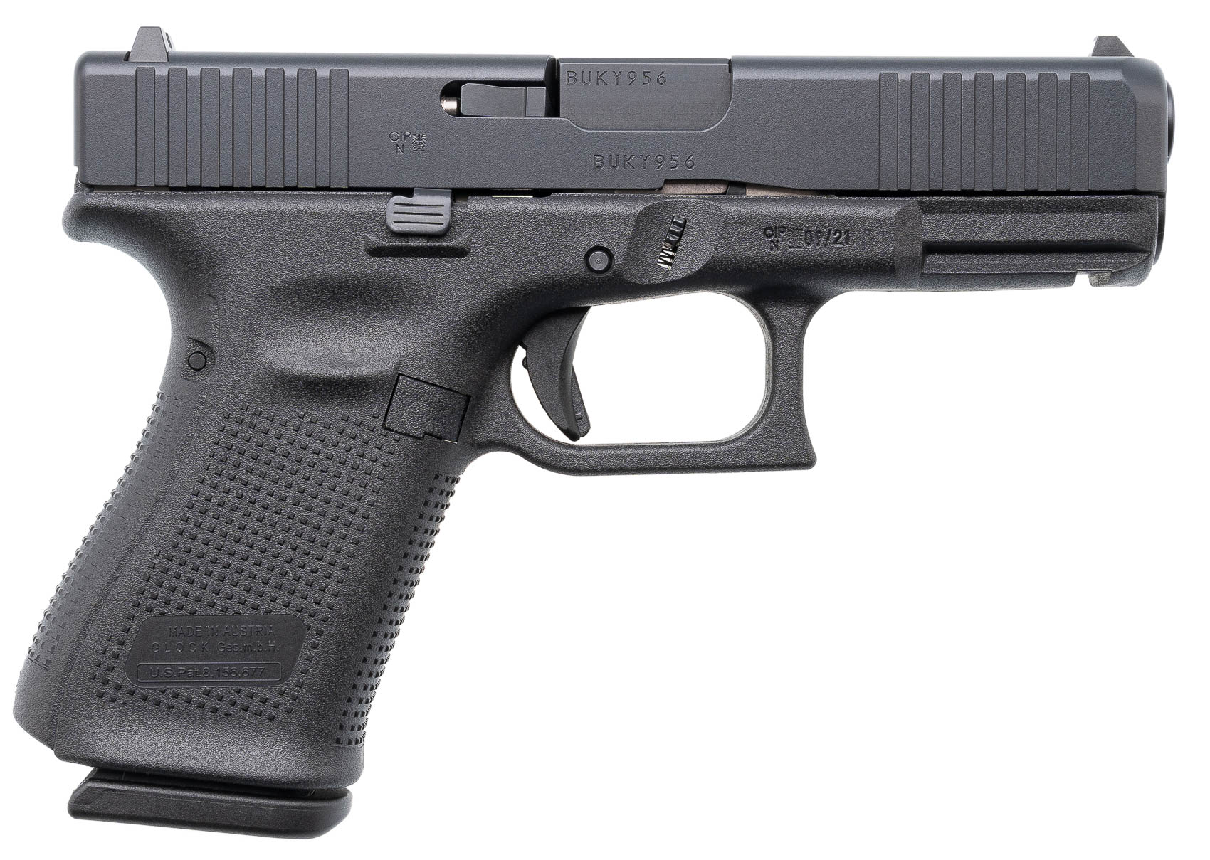 Пистолет Glock 19 Gen 5 9mm Luger Para Rail/FS - фото 1