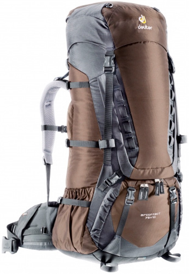 Рюкзак Deuter Aircontact 75+10л coffee/black - фото 1