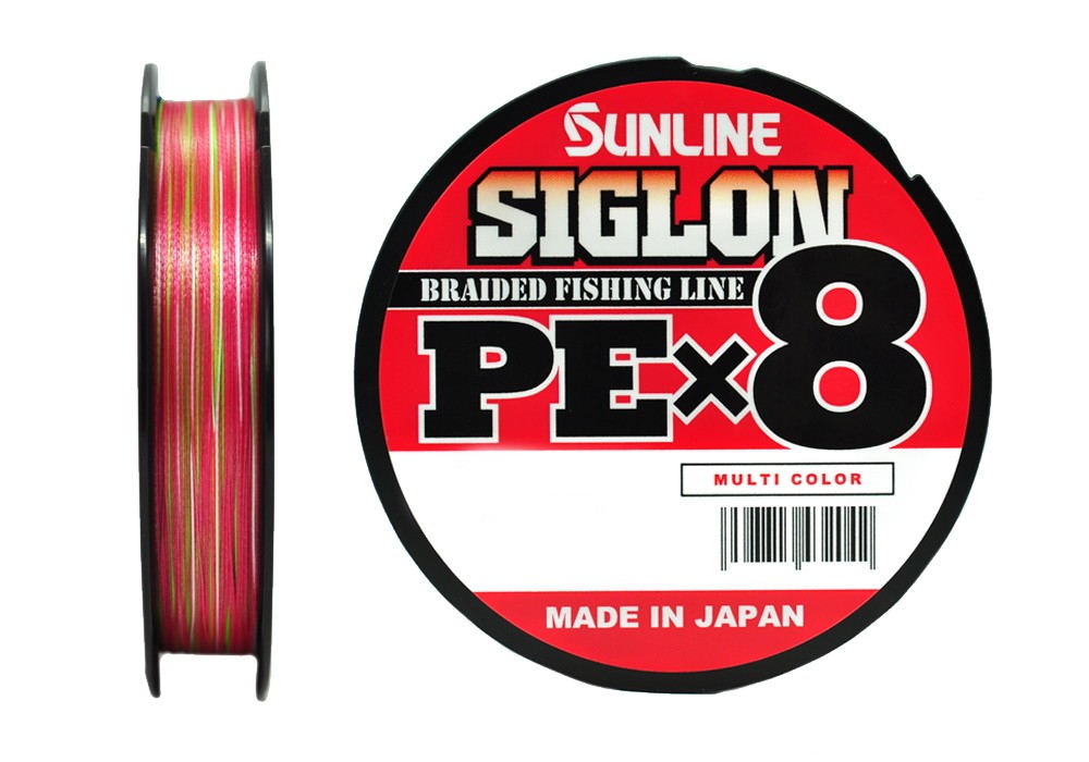 Шнур Sunline Siglon PEX8 1,0 16lb 100м Multicolor - фото 1
