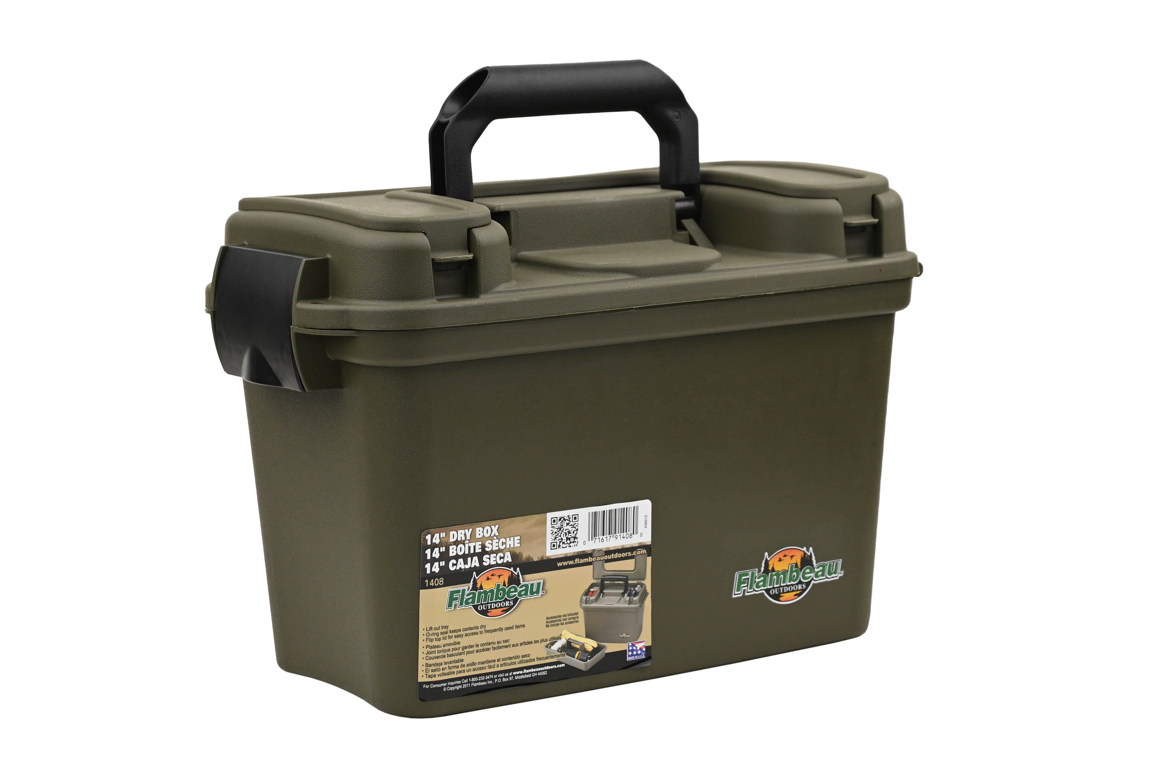 Ящик Flambeau tactical dry box тактический green - фото 1