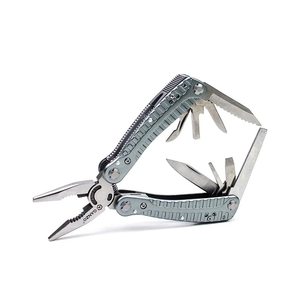 Мультитул Ganzo G105 19 в 1 серебристый - фото 1