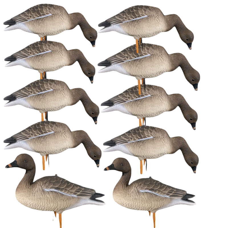Чучело Oscar Decoys Гуменник гусь Bean Goose мягкий пластик 10 шт 8+2 GG10 - фото 1