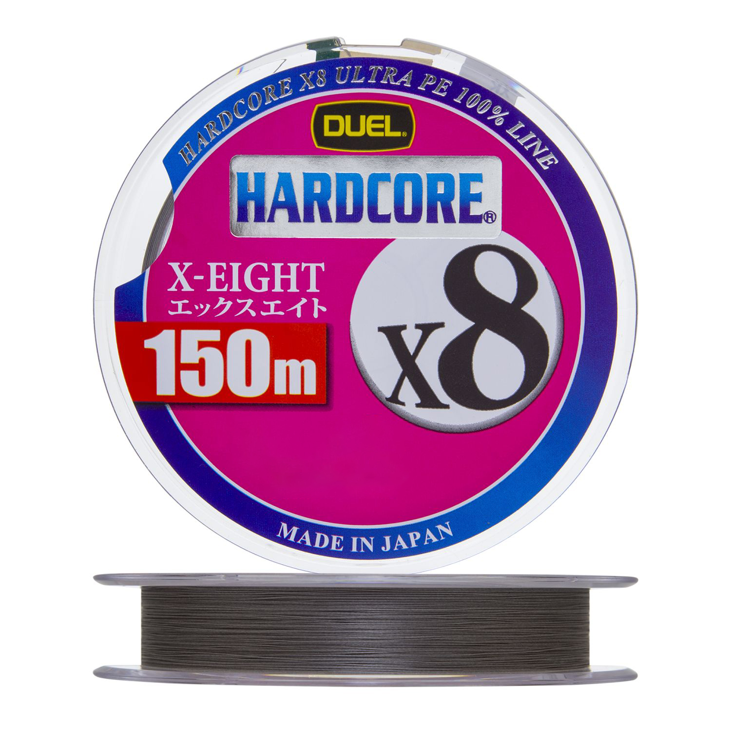 Шнур Yo-Zuri Duel PE Hardcore X8 150м Silver 1,5 0,209мм 13,5кг - фото 1