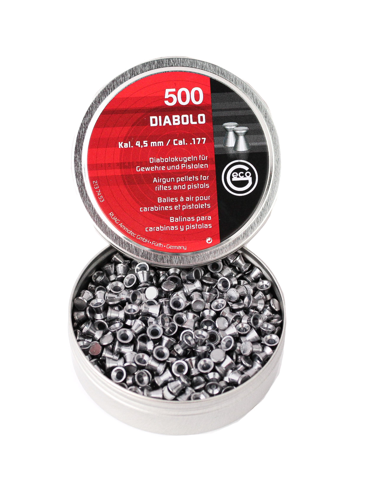 Пульки Geco diabolo 4,5 мм 500шт