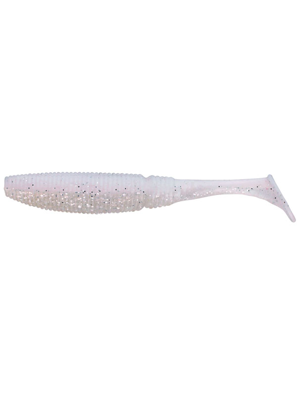 Приманка Sakura виброхвост Slit Shad 75-3 049 Ghost White 1/15 - фото 1