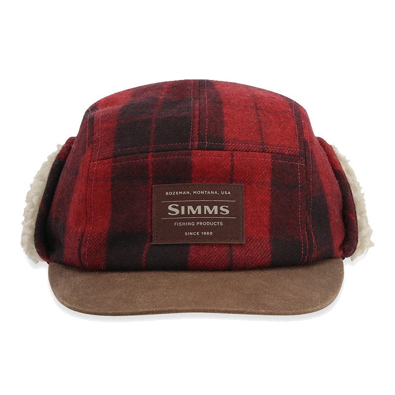 Кепка Simms Coldweather Red Buffalo Plaid  - фото 1