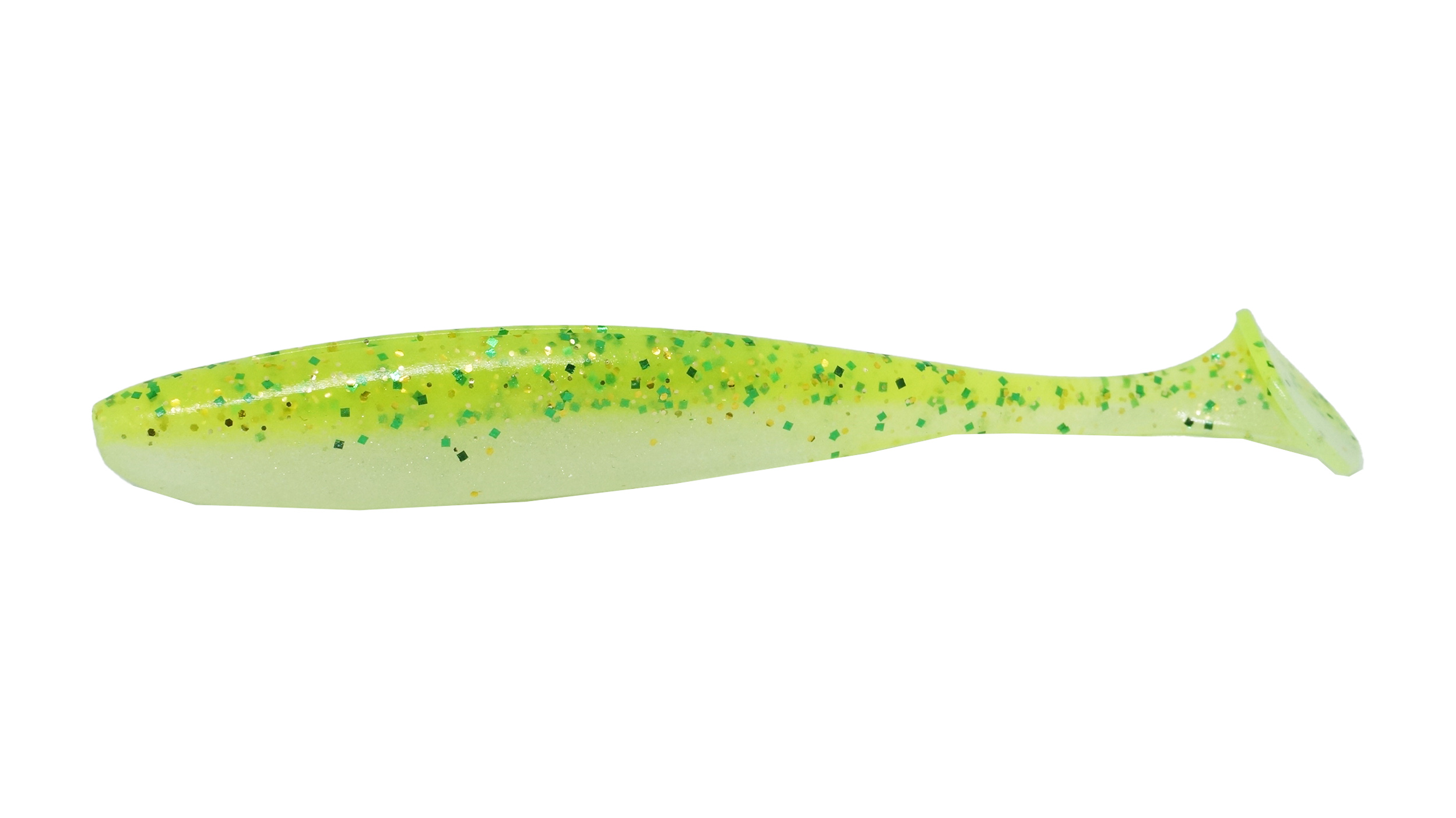 Приманка Keitech виброхвост Easy shiner 5" Pal 02 lime chart shad - фото 1