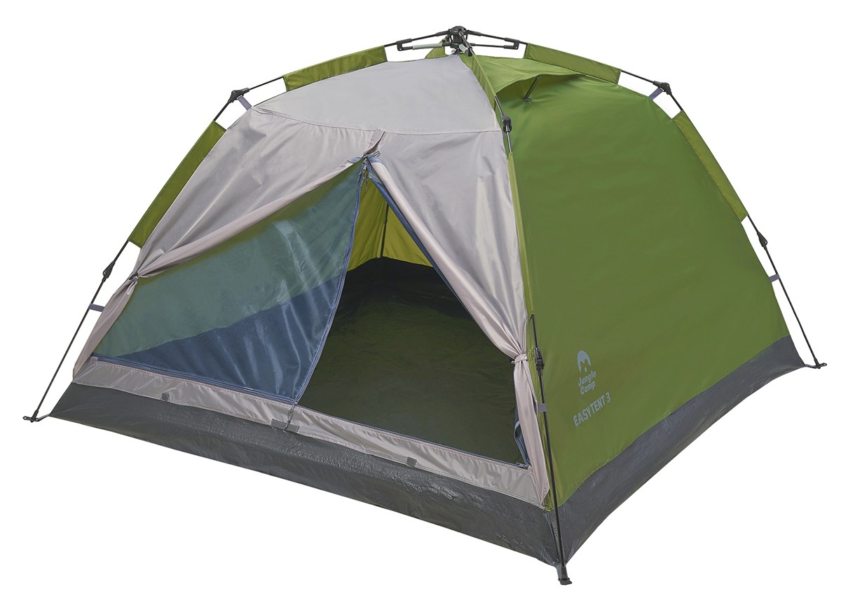 Палатка Jungle Camp Easy Tent 2 зеленый/серый