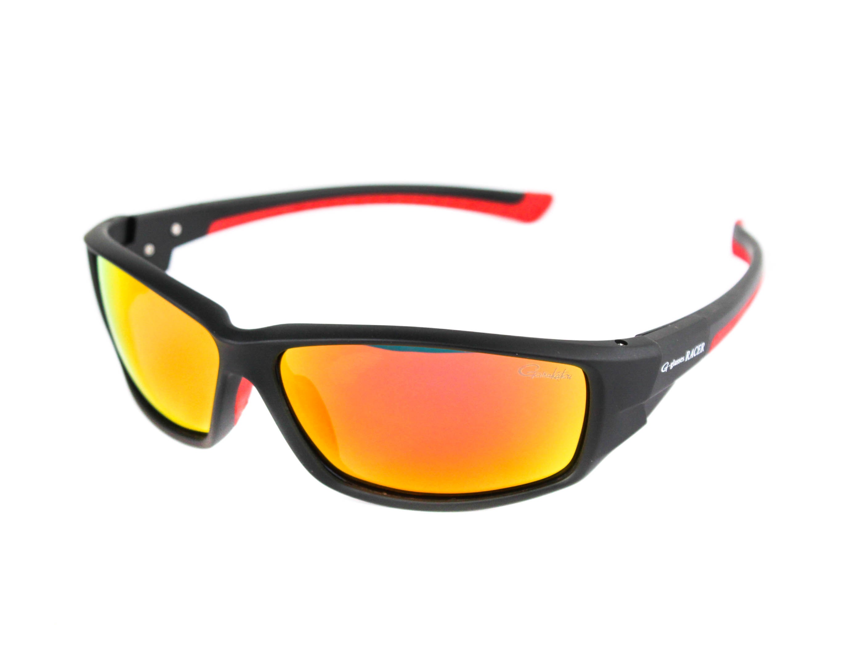 Очки Gamakatsu поляризационные G-glasses racer gray red mirror - фото 1